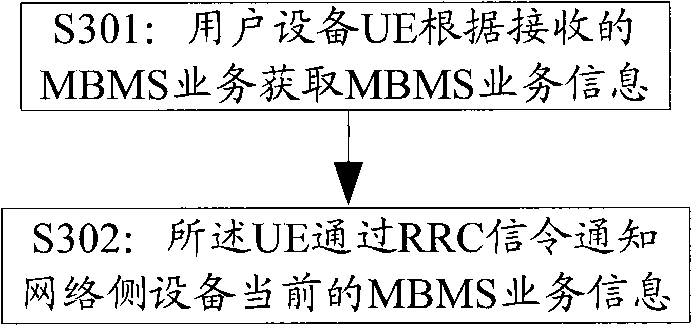 Method and device for informing of network service information