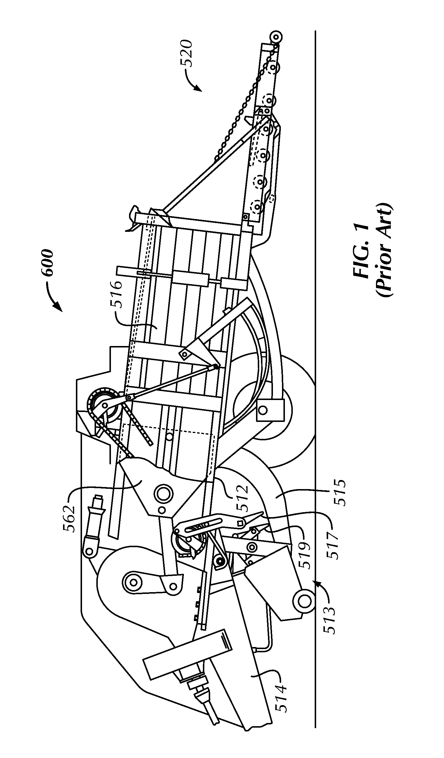 Method and system for determining the load on an element of the drive system of a plunger in a baler