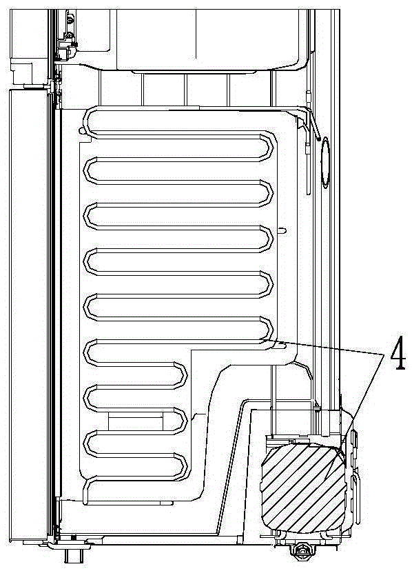 Refrigerator with copious cooling quick-freezing zone