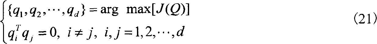 Partitioned matrix-based gait recognition method