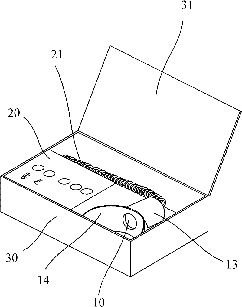 Structure of hairless toothbrush