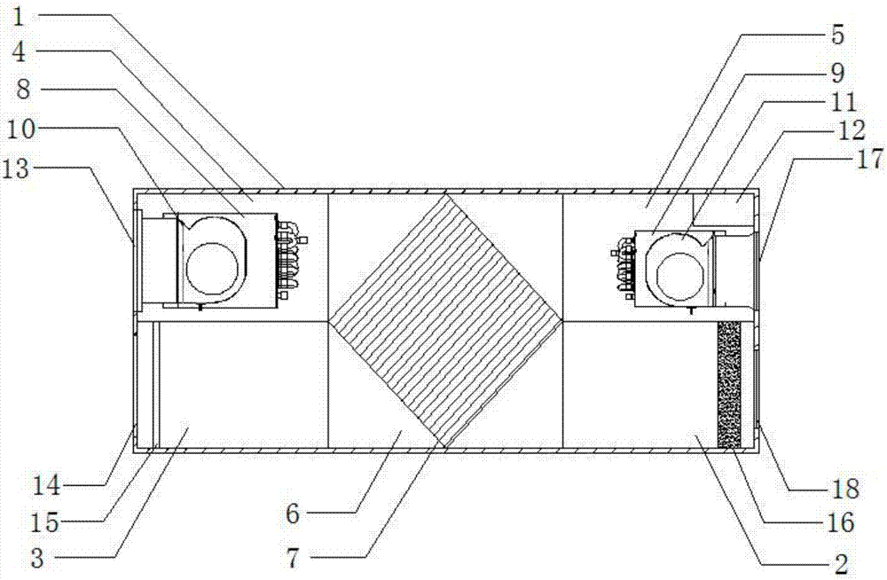 Environment-friendly and energy-saving air conditioner system arranged on fresh air ventilator