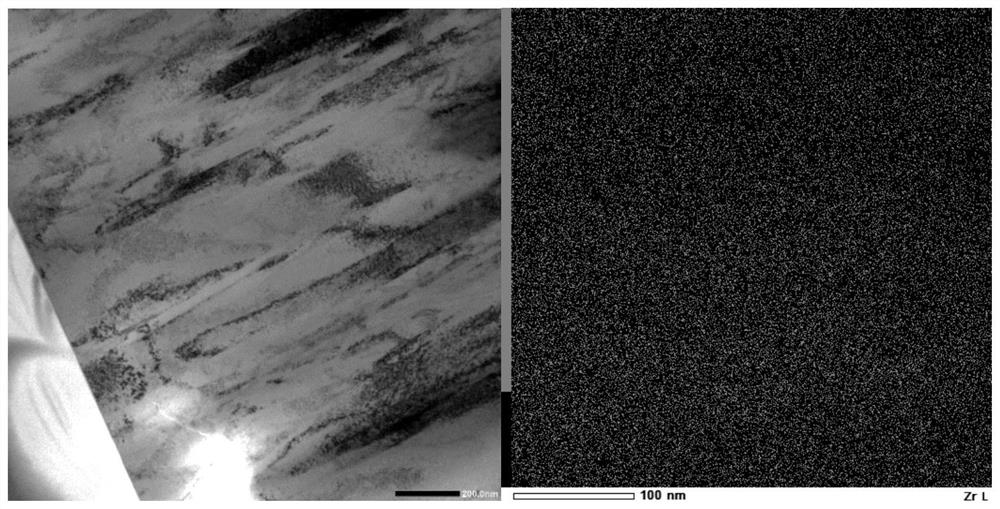 Nanocrystal TaWMoCrZr refractory high-entropy alloy coating and preparation method thereof