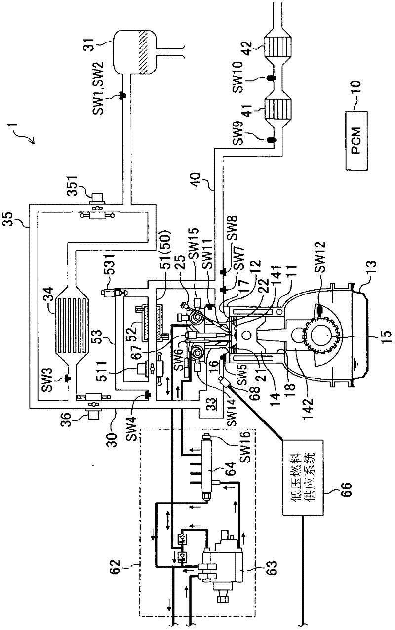 Control device and method of spark-ignition gasoline engine