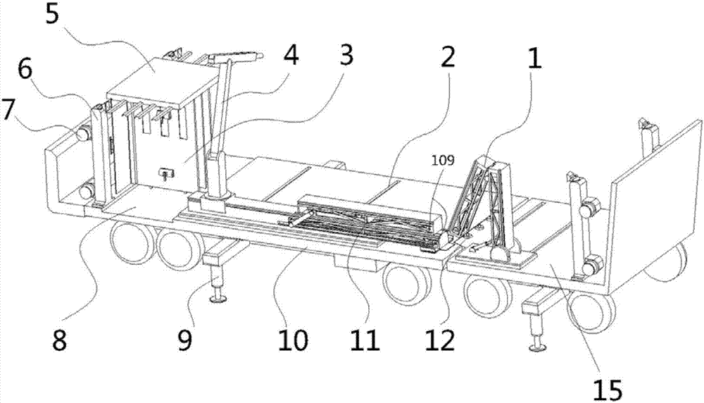 Road safe operation construction barrier structure and construction method thereof