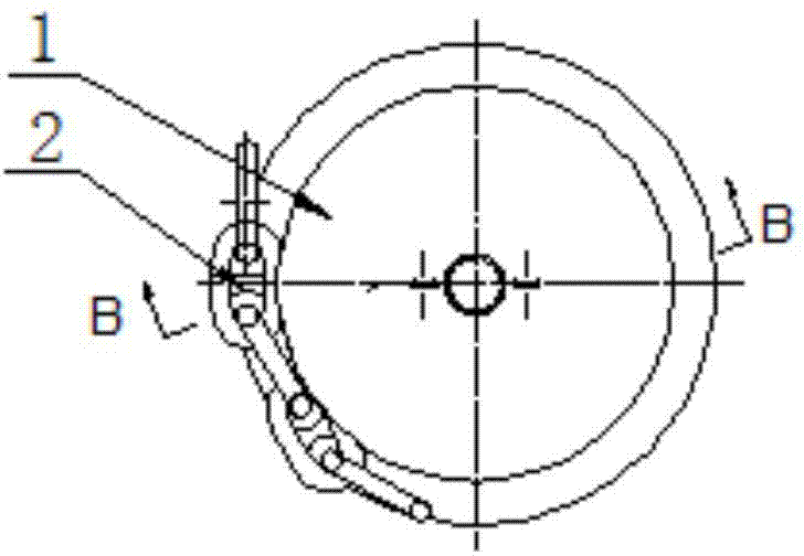 Reversing mechanism of anchor chain and mooring chain