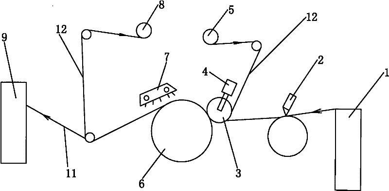 Method for manufacturing metal-like packing paper