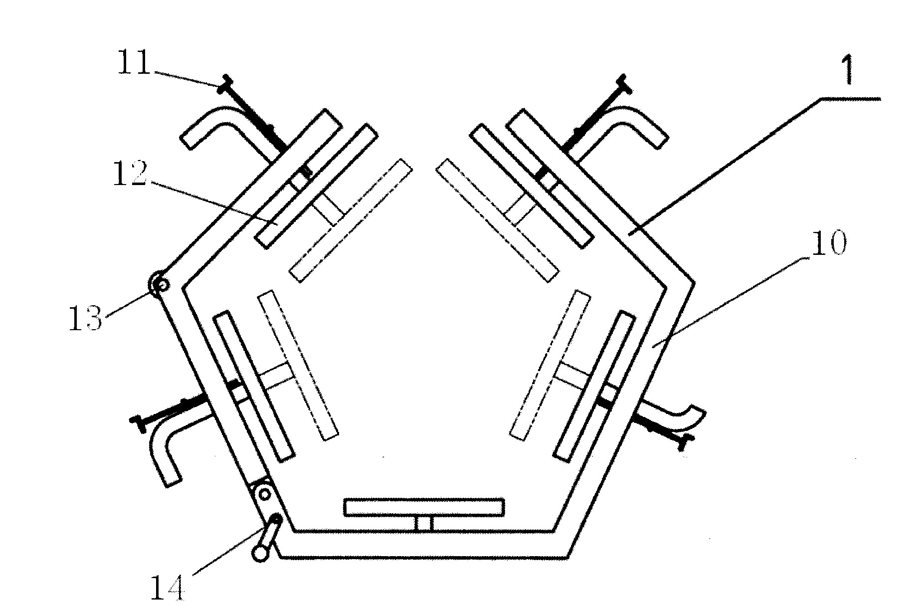 Metal pipe butt-joint circumferential seam heating device