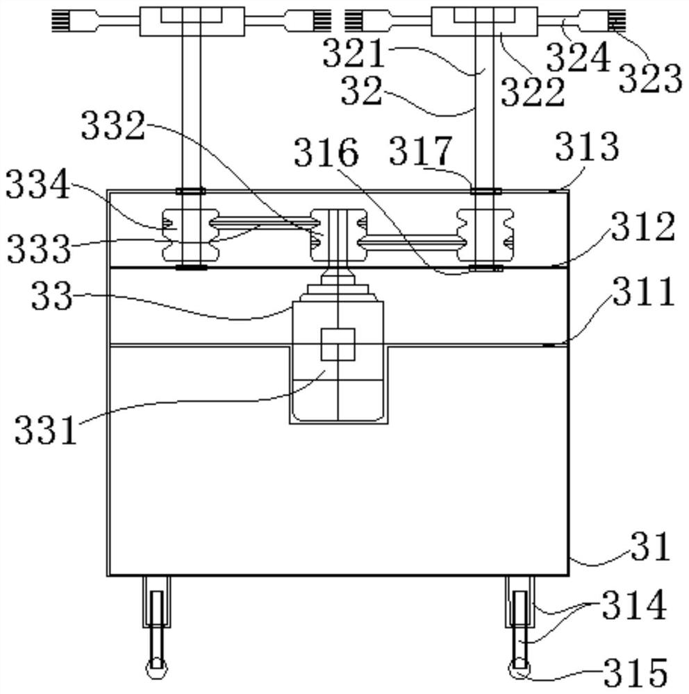 Cable aluminum conductor surface powder scrap and burr cleaning device