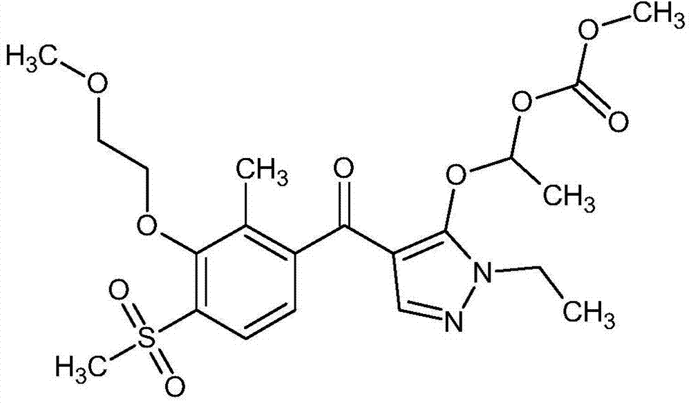 A kind of cornfield herbicide composition