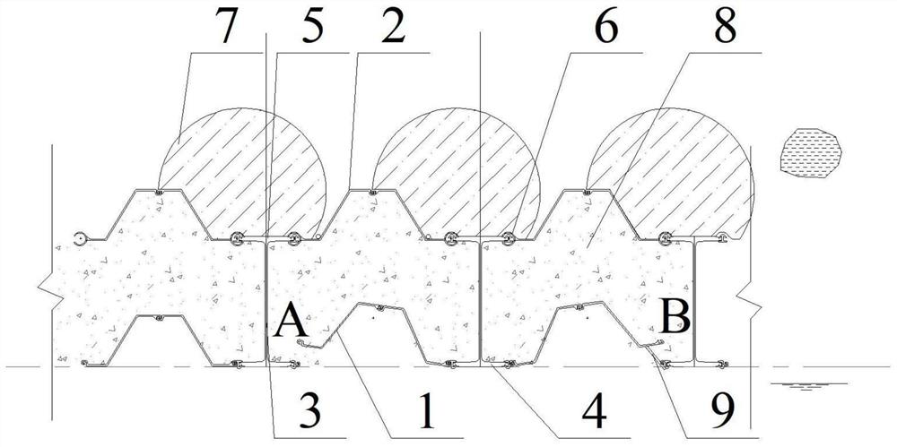 A repair method for unlocking of dense sand layer steel sheet piles