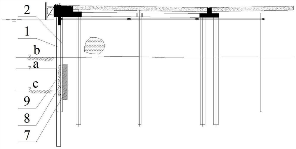 A repair method for unlocking of dense sand layer steel sheet piles