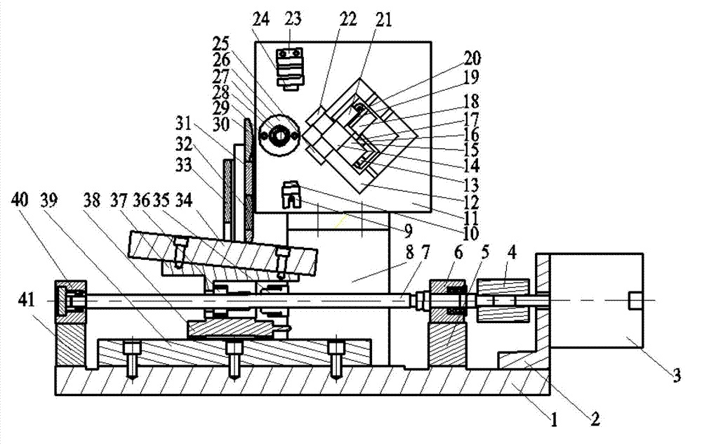 Device for calibrating static and dynamic characteristics of contact probe type contourgraph sensor