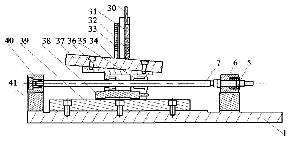 Device for calibrating static and dynamic characteristics of contact probe type contourgraph sensor