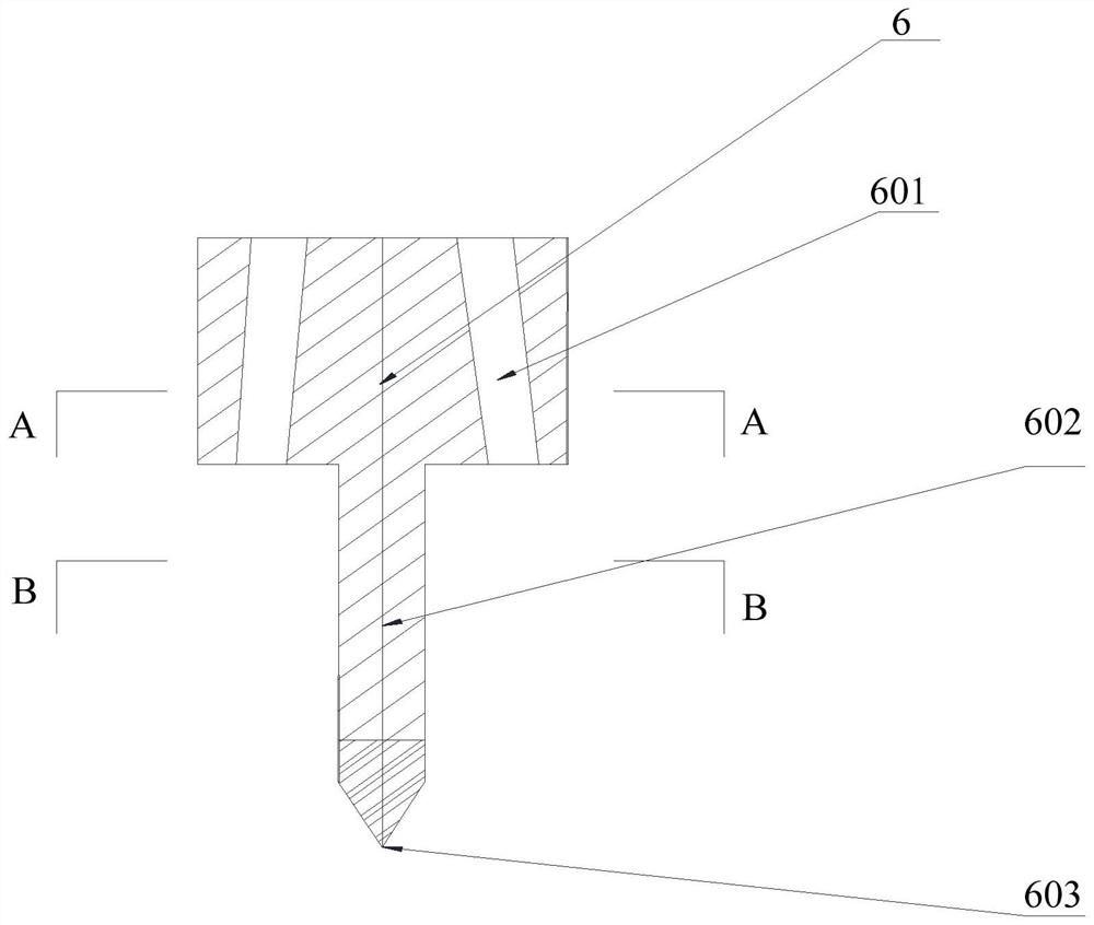 Drill bit based on central multi-edge tooth modulation pulse jet flow and drilling method thereof