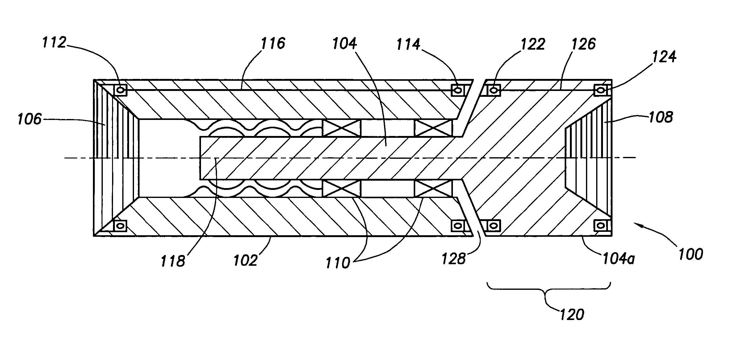 Electrical transmission apparatus through rotating tubular members