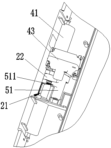 Induction type garbage can cover structure