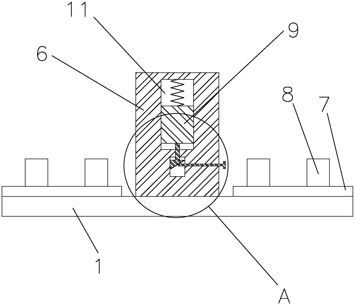 Glass grooving machine