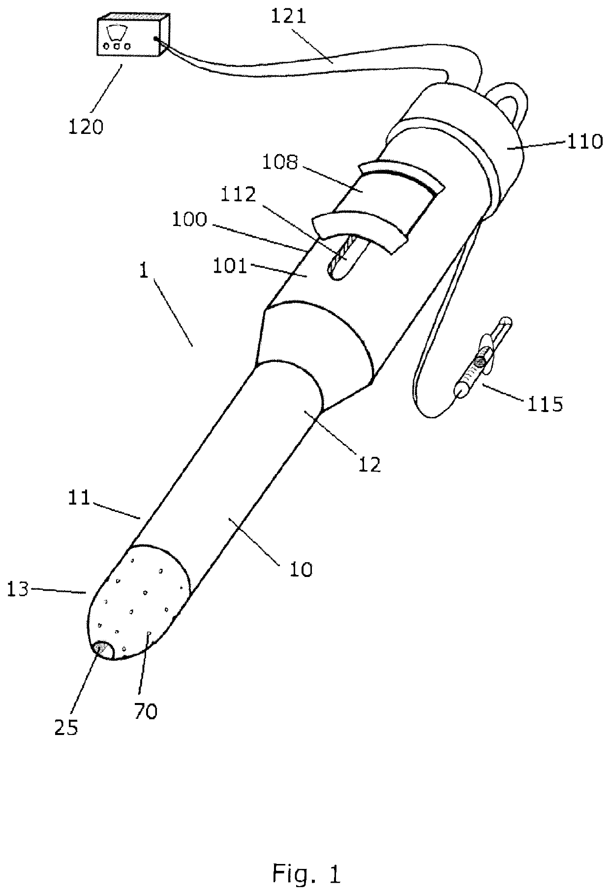 Electrode introducer device