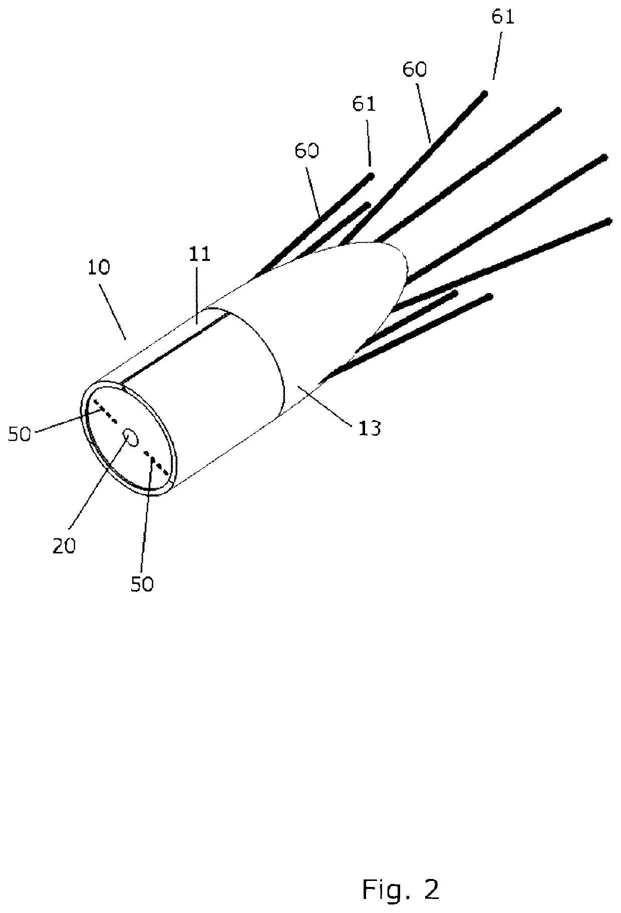 Electrode introducer device