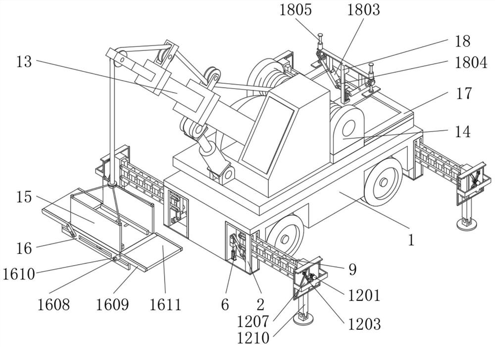 Material crane for constructional engineering