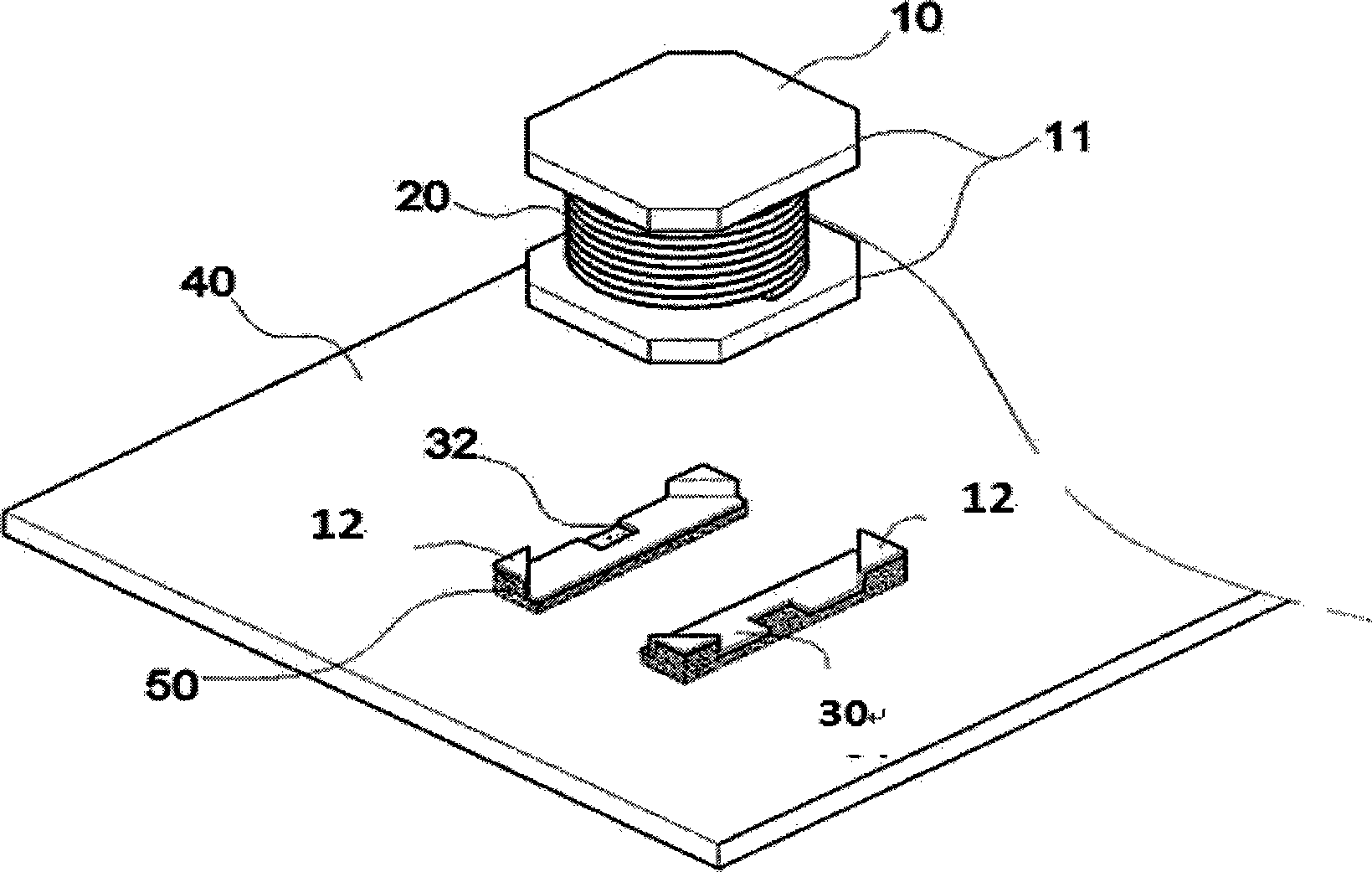 Multiple-inductor terminal