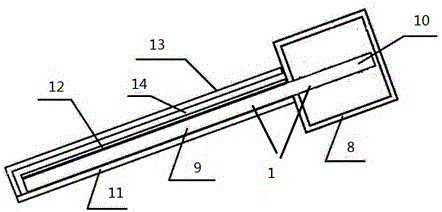 A kind of inner fin heat collecting tube solar water heater