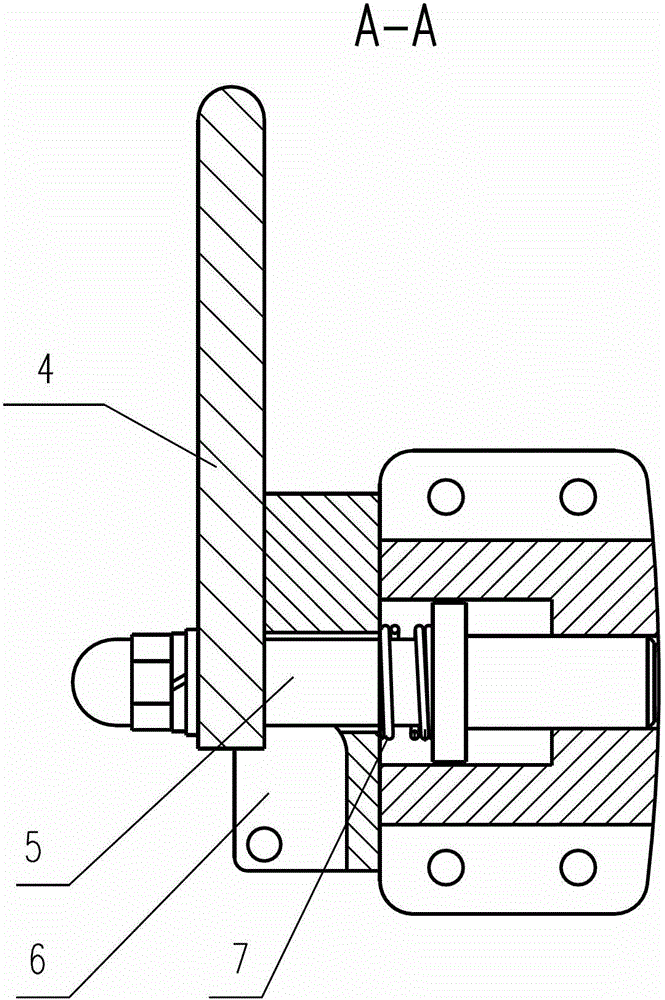 Lock pin device