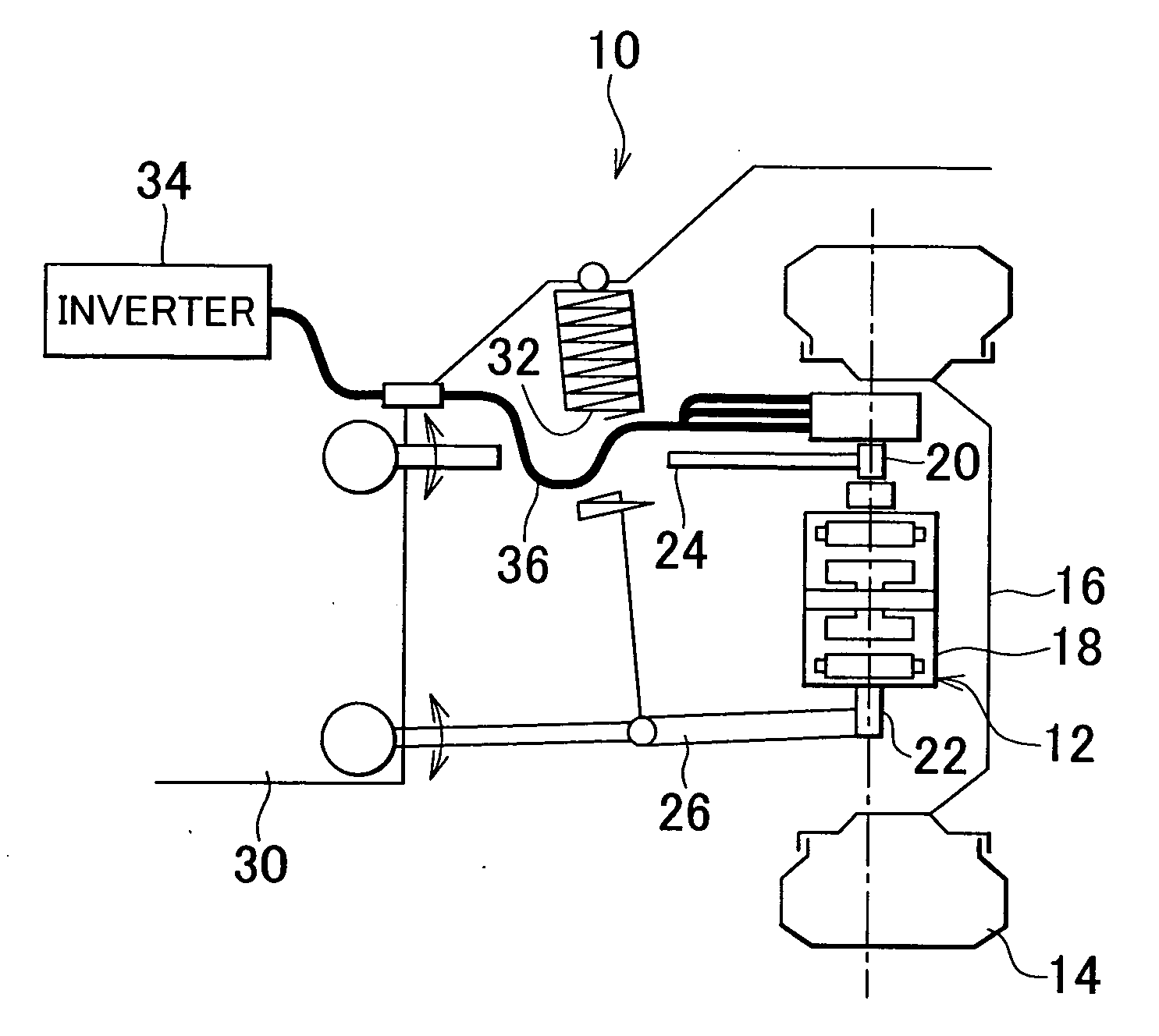 Vehicle motor driving system