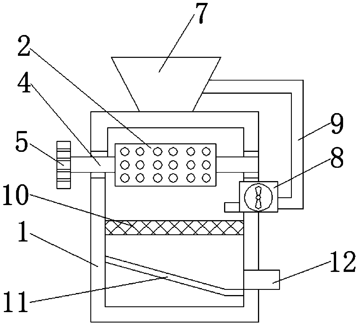 Processing technology of blast furnace slag powder