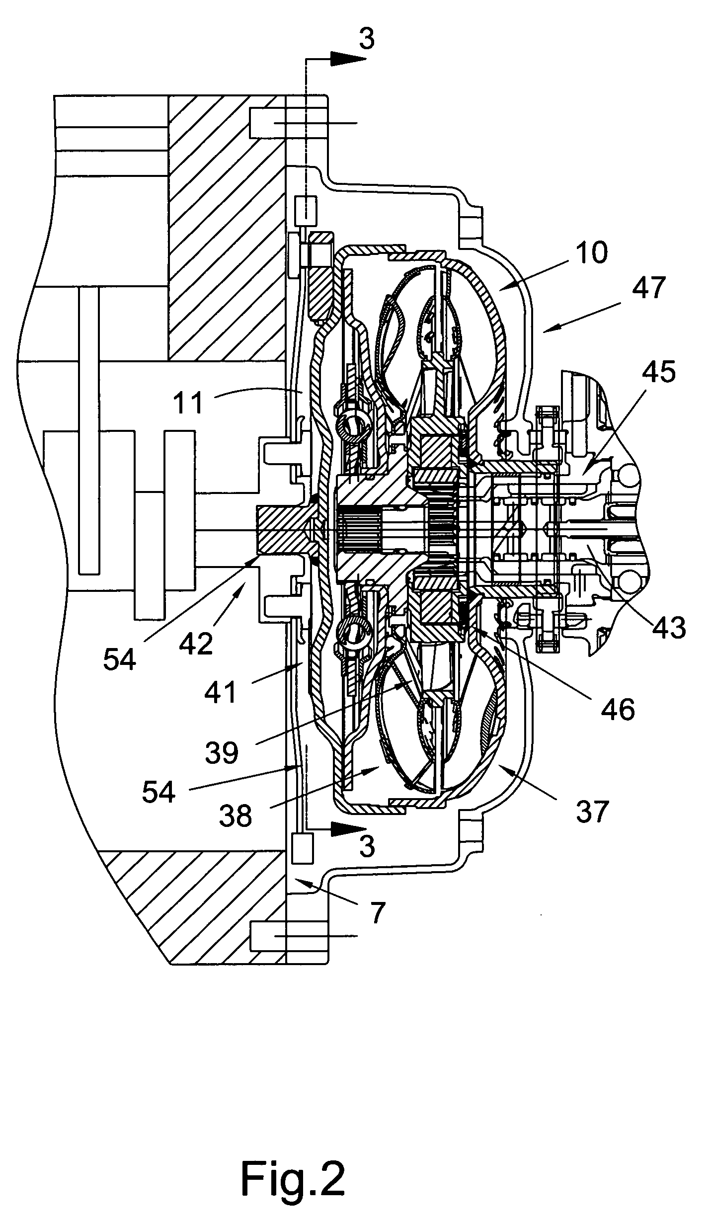 Multi-function torque converter with a sealed impeller clutch apply chamber and method of forming and operating a multi-function torque converter