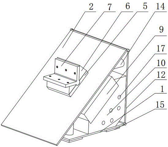 Mold repair hammering force test device and mold repair hammering force test method