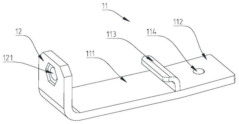 A rail clamp, a track and an installation method for the rail clamp