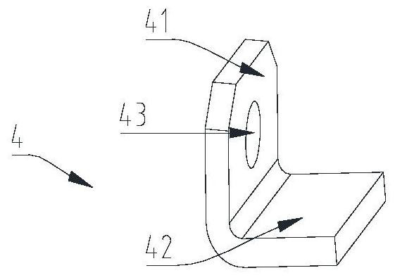 A rail clamp, a track and an installation method for the rail clamp