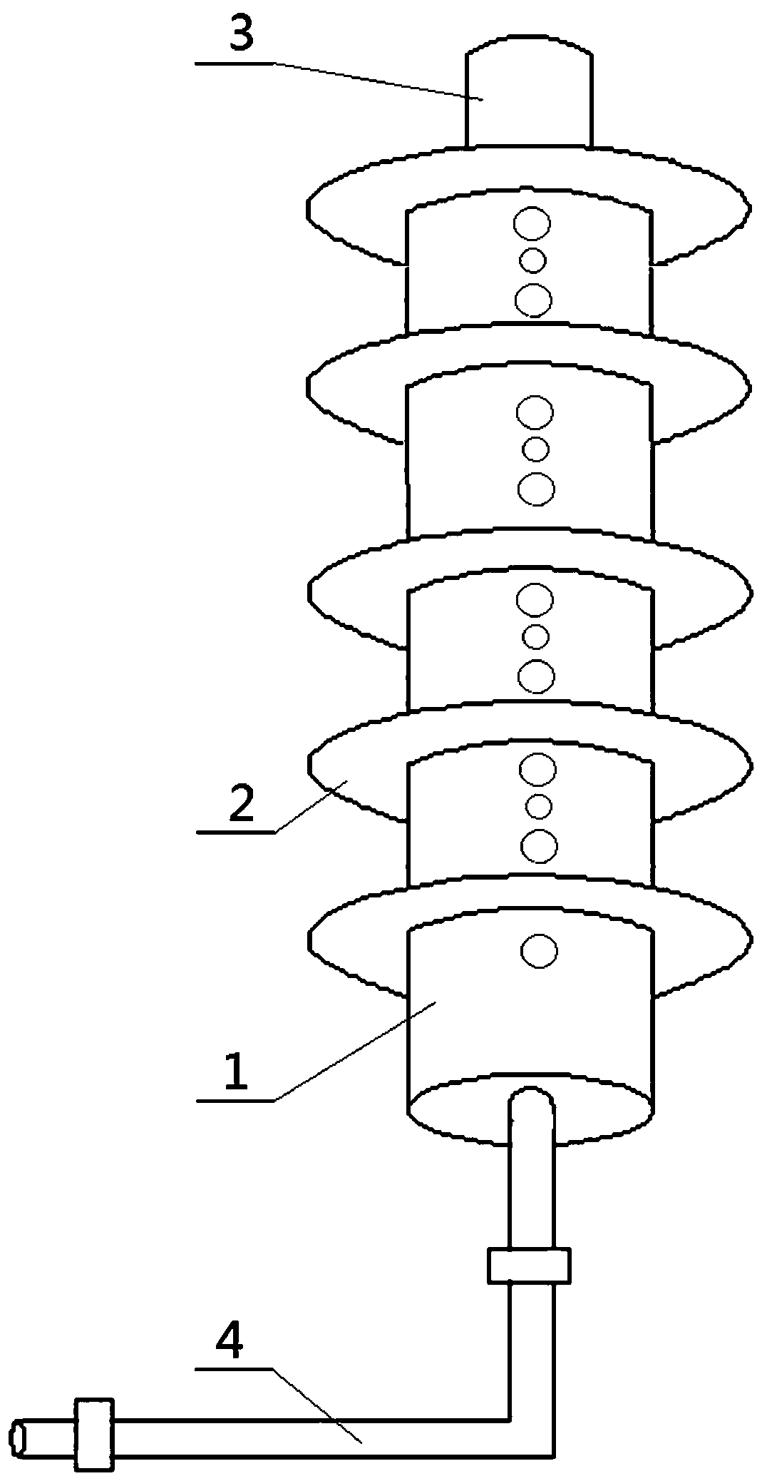 Zigzag sync compression arc extinction and lightning protection device of parallelly arranged arc extinction channels