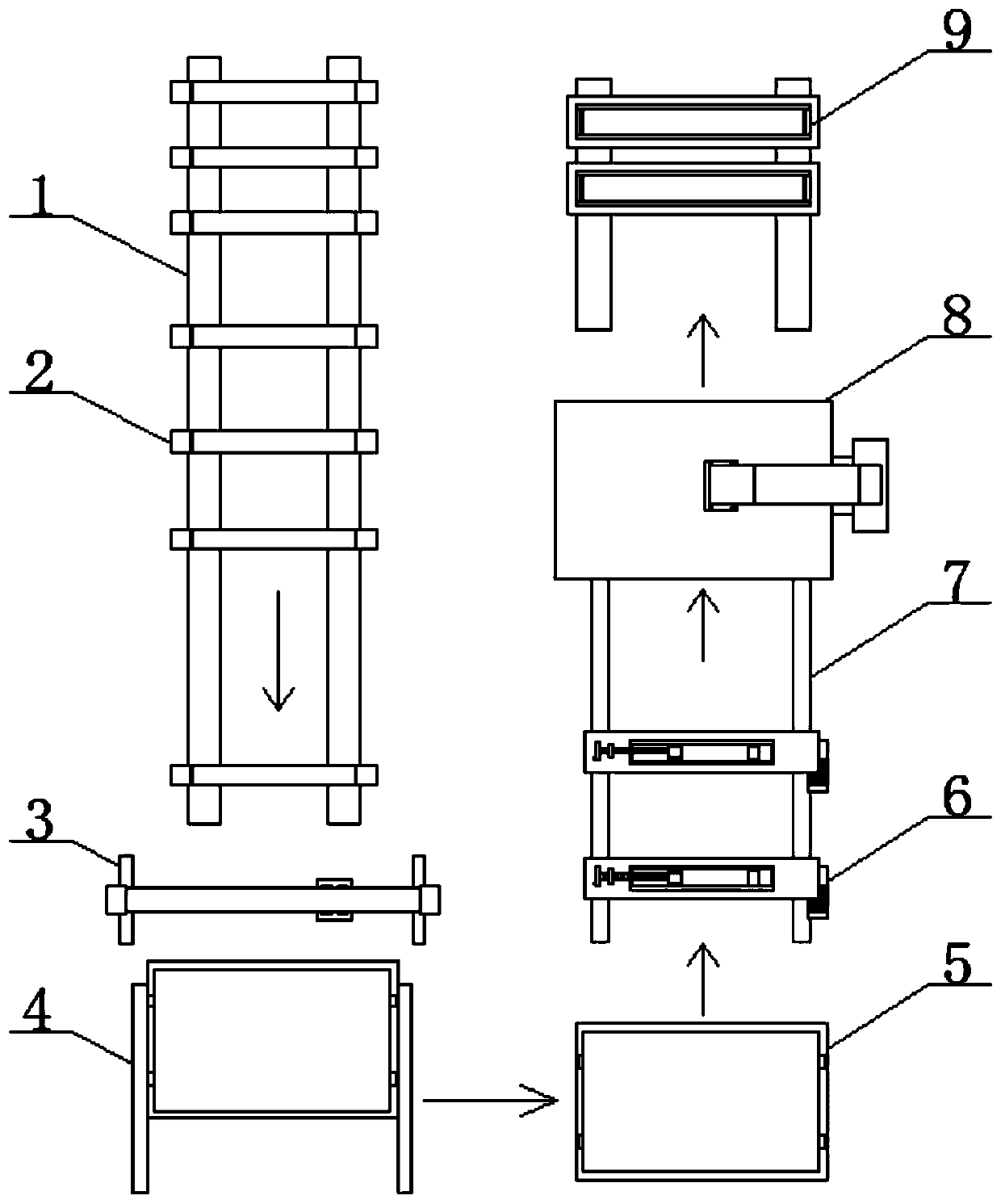 Anti-oxidation treatment production system for anti-oxidation graphite electrode by applying anti-oxidation liquid