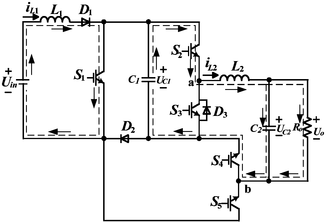 Single-stage boost inverter and control method thereof