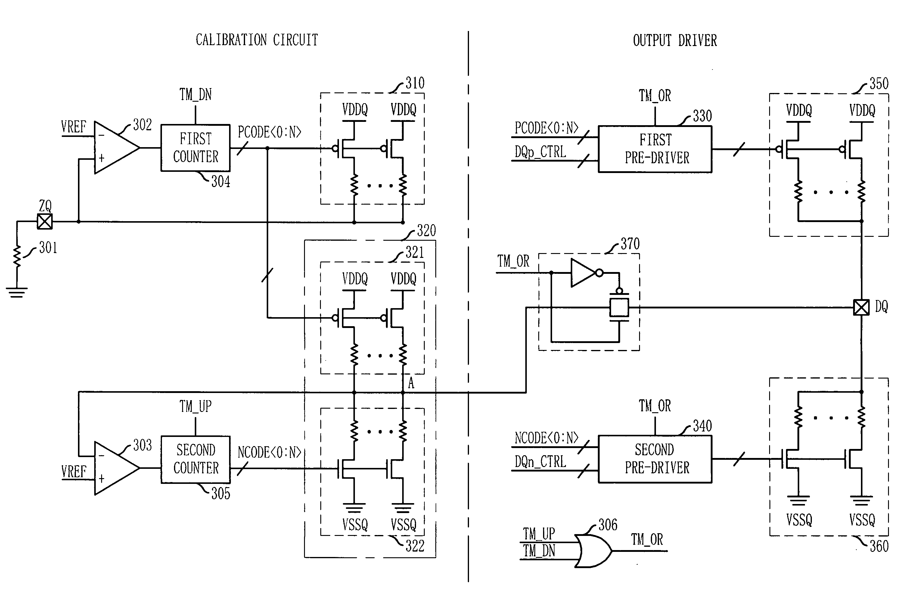 Impedance adjusting circuit and semiconductor memory device having the same