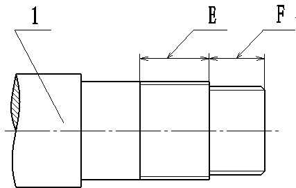 Left-handed and right-handed rotation nut locking device for large-diameter shaft end