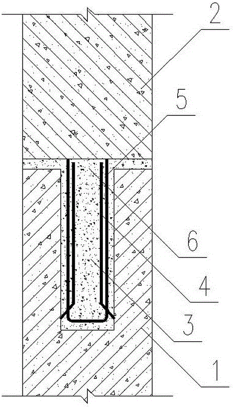 Connection method of prefabricated reinforced concrete components