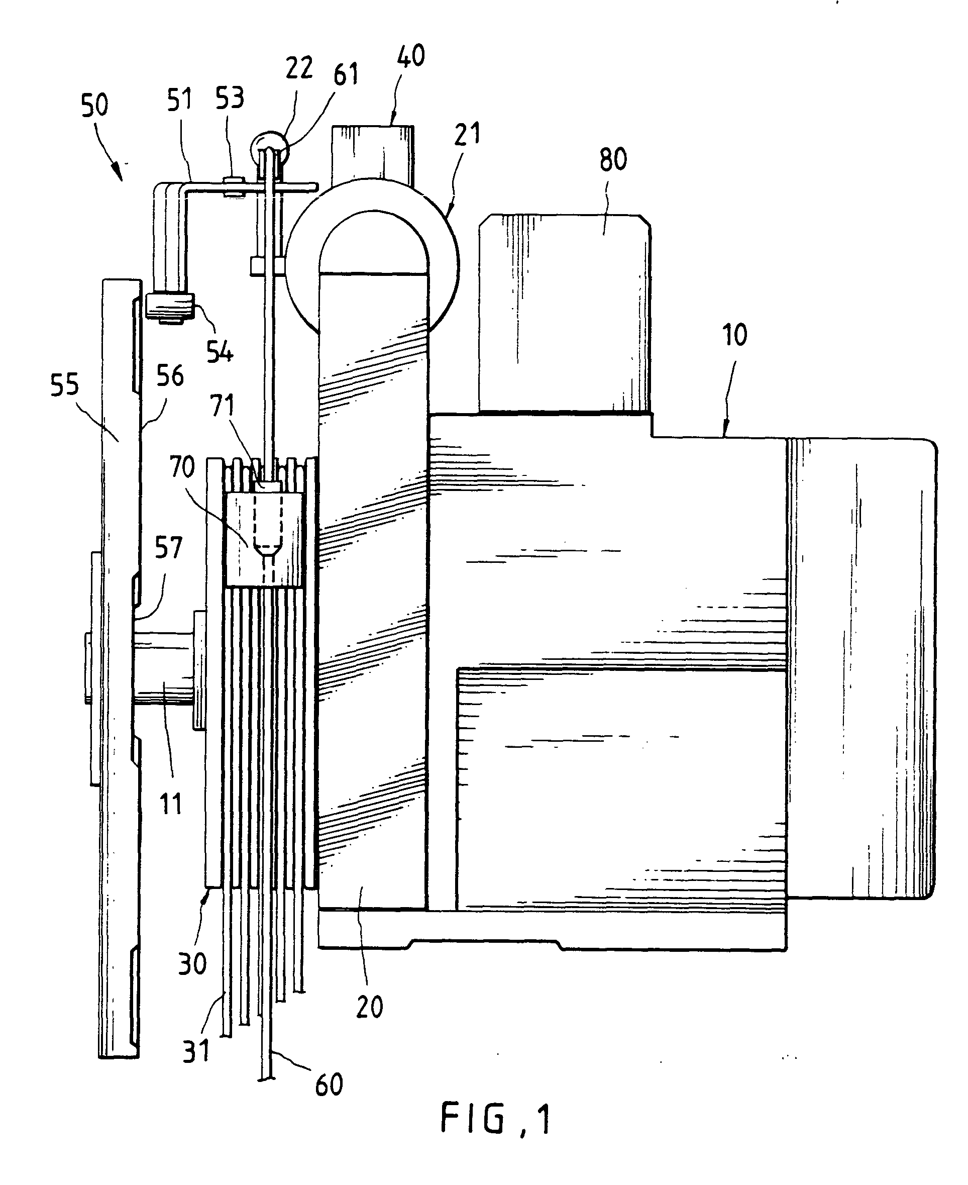 Backup power device for elevator