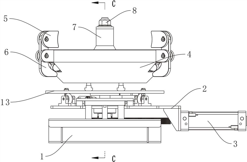 A powerful magnet placement base and its operation method