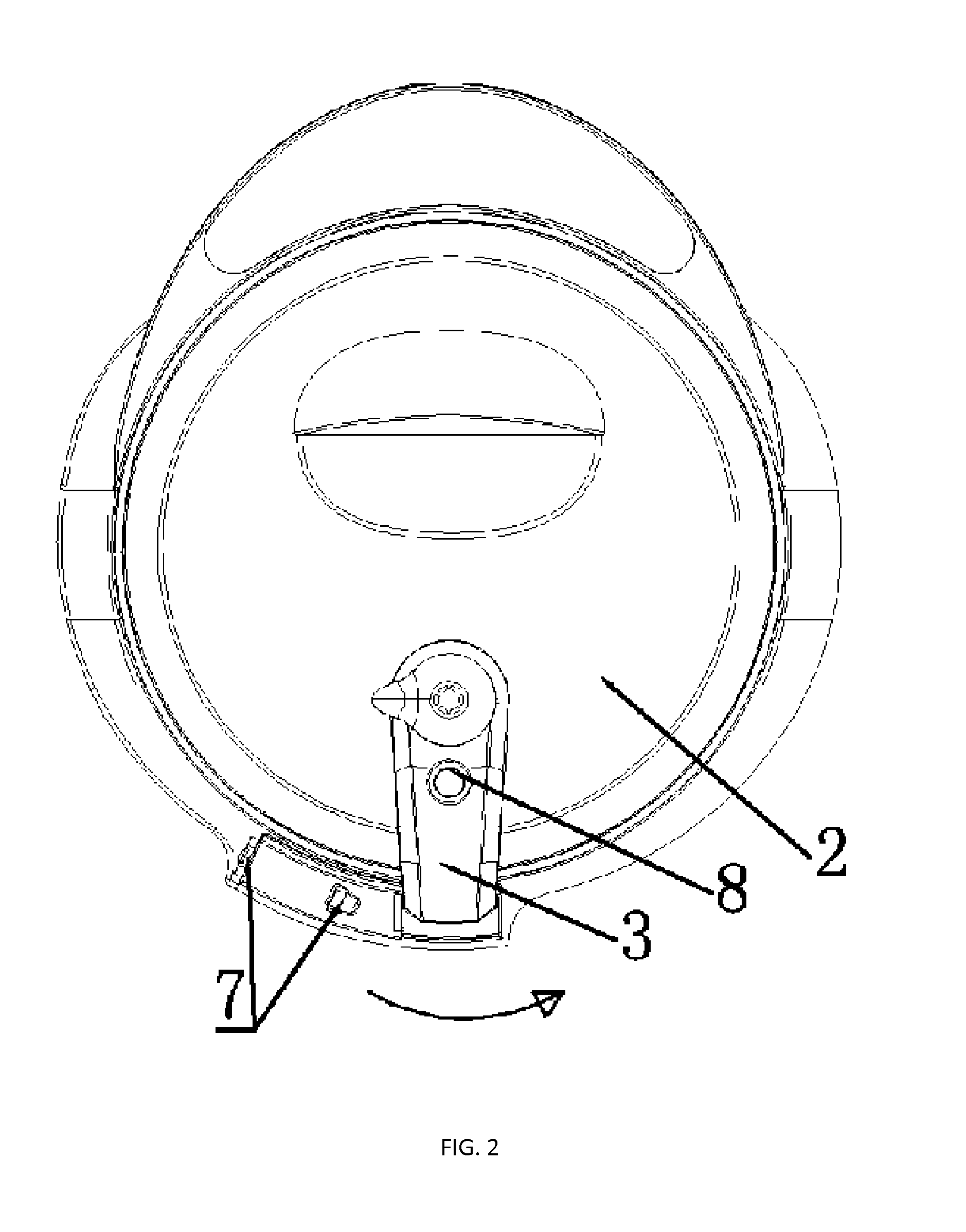 Electric pressure cooker with removable flip cover