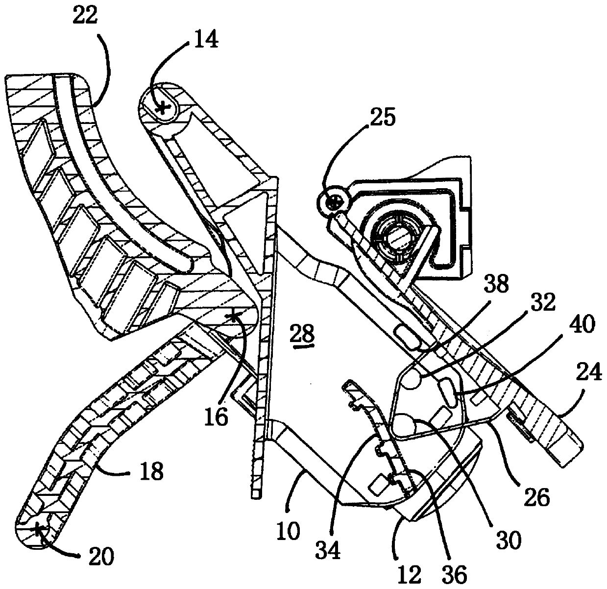 Device for motor vehicle