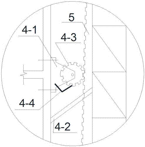 Quick installation scaffold for ultra-high buildings and implementation method