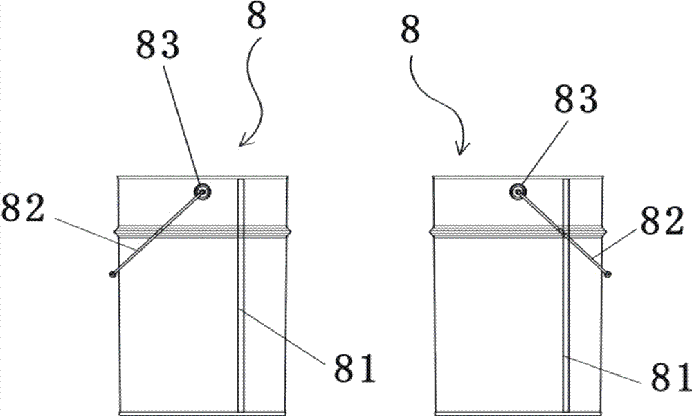 Automatic stacking equipment for metal drums