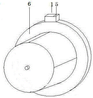 Seed sowing device used for rotary barrel type seeder