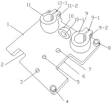 Rotating table base plate for large stone cutting machine