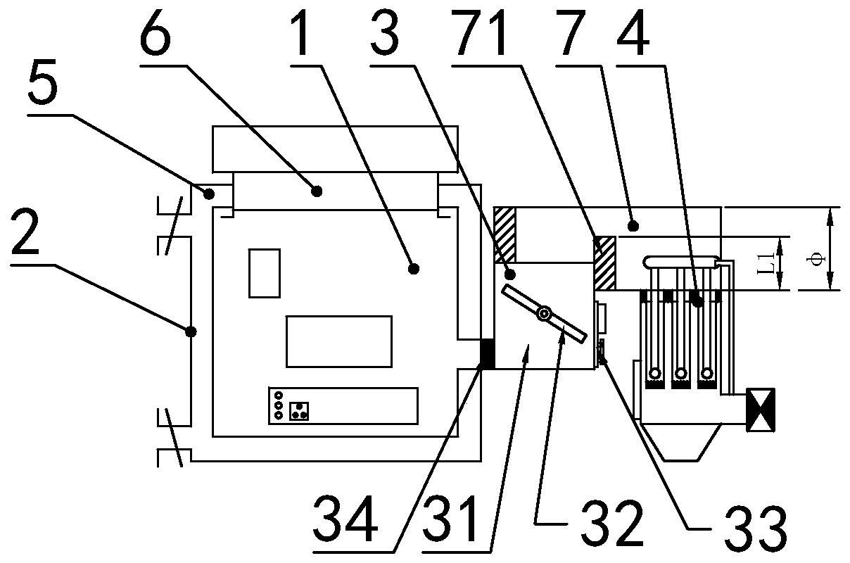 Capacity detection device for air flow velocities and detection method thereof