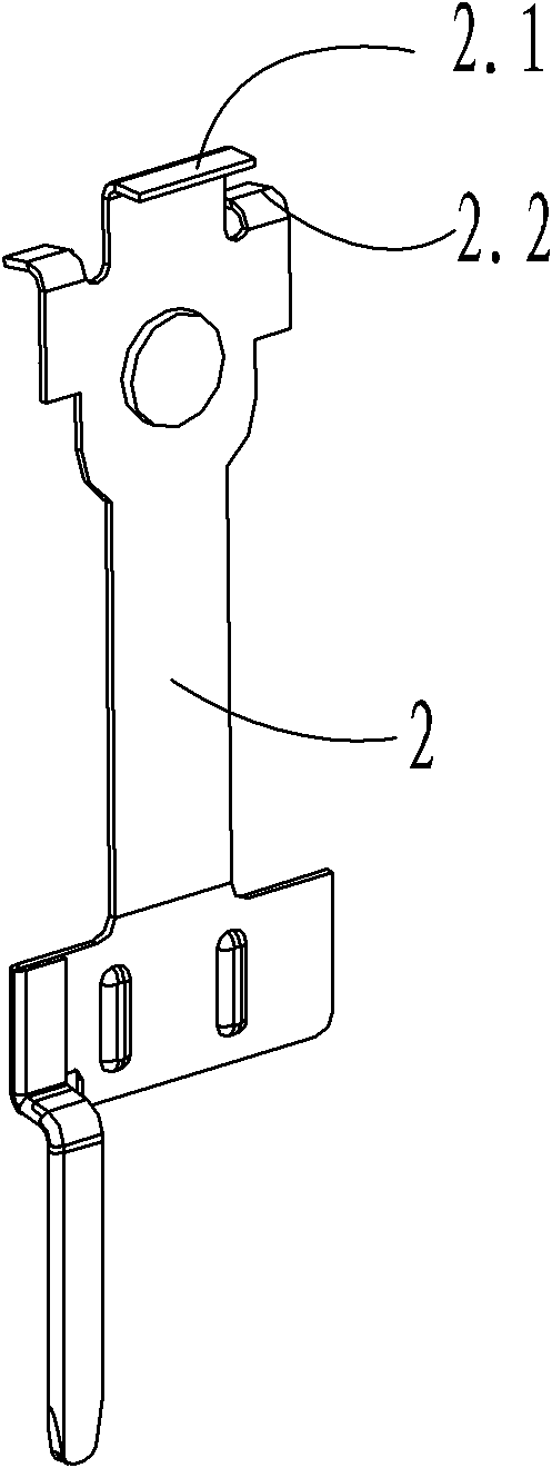 Electromagnetic relay with simple structure and strong shock resistance